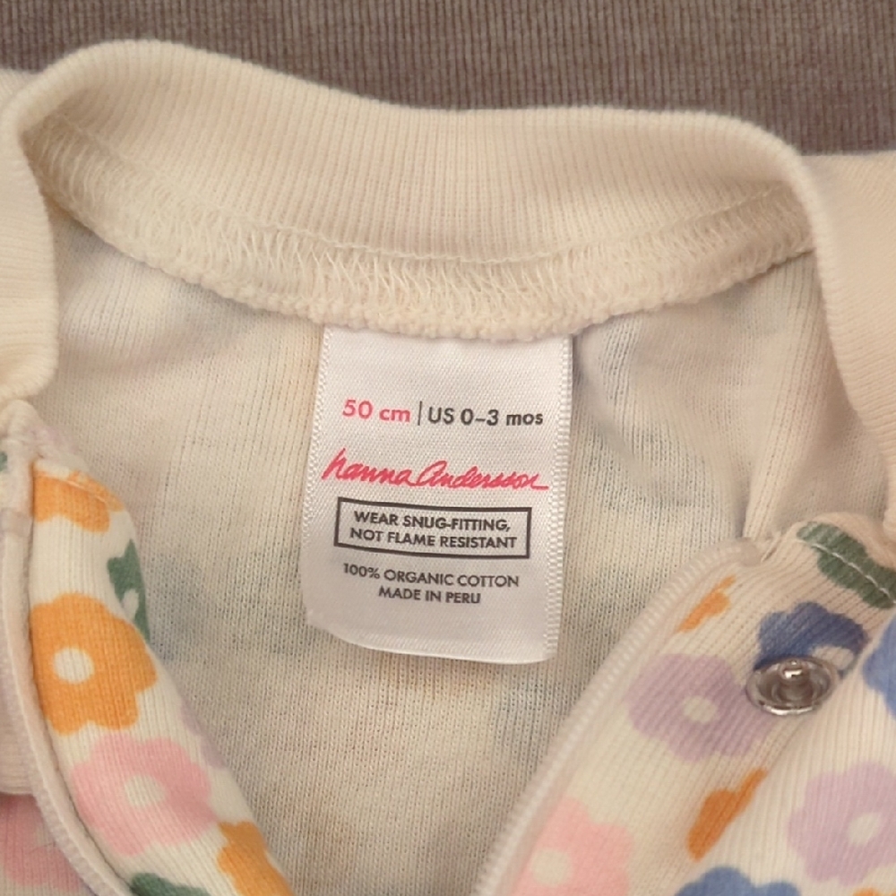 Hanna Andersson Multicolor Floral Kids Footie - Picture 2 of 5